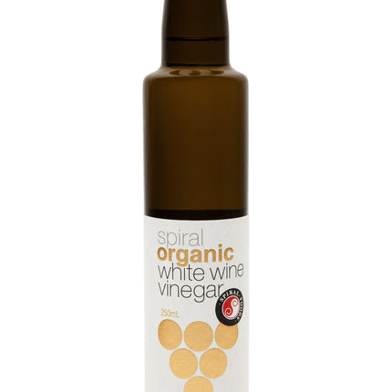 Spiral Foods white wine vinegar 250ML bottle