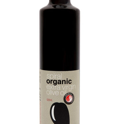 Spiral Foods olive oil 500ML bottle with elegant design