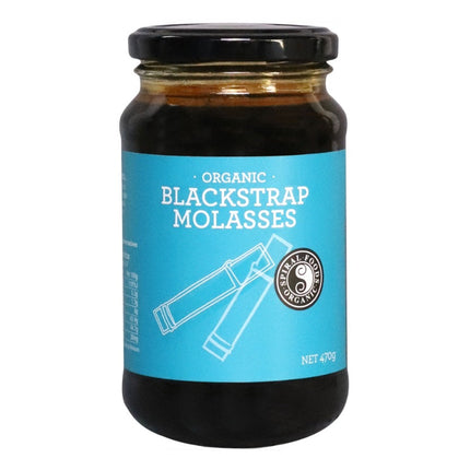 Organic black strap molasses by Spiral Foods 470g