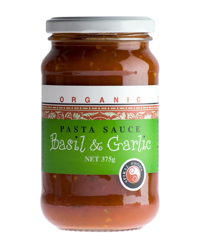 Spiral Foods Basil And Garlic 375G jar