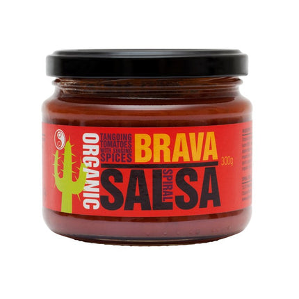 Spiral Foods salsa in spicy variant, 300G jar