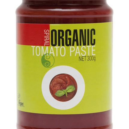 Spiral Foods tomato paste 300G jar with vibrant red color