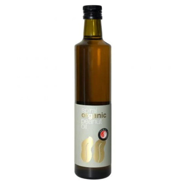 Spiral Foods Organic Peanut Oil 500ml bottle