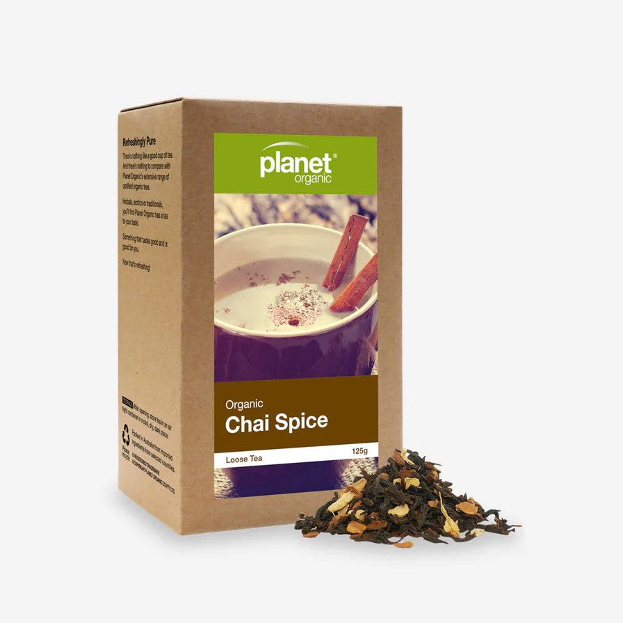 Planet Organic Cert Org Chai Spice Loose Leaf Tea 125g