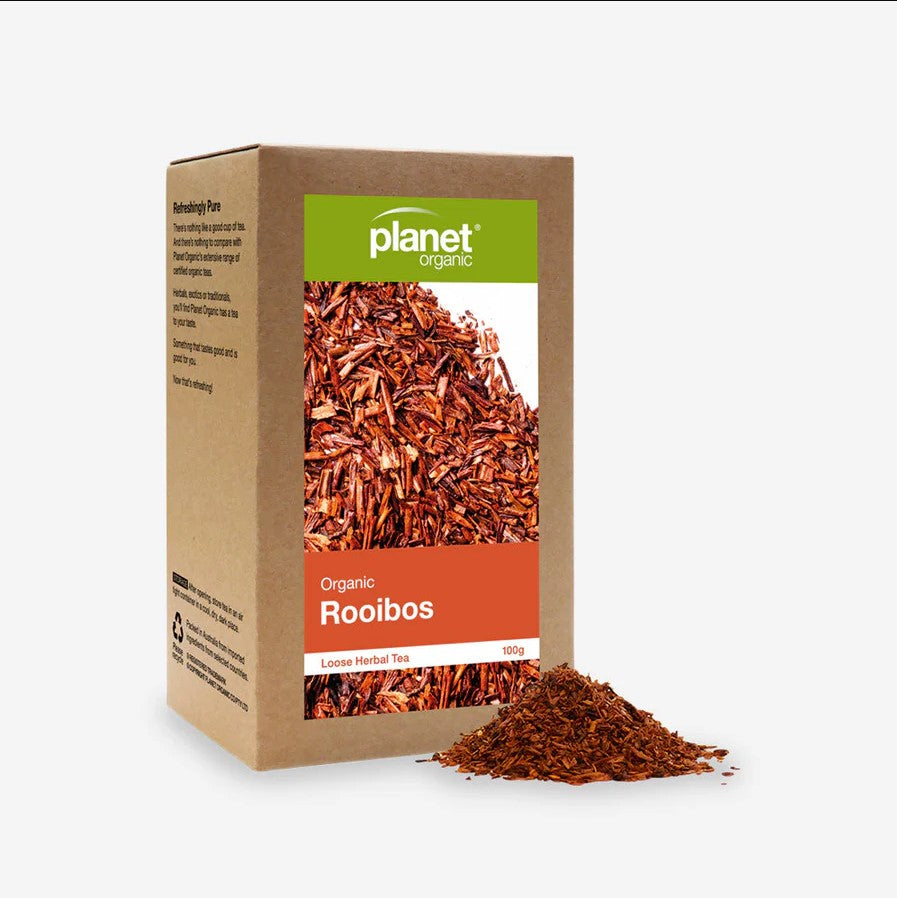 Planet Organic Cert Org Rooibos Loose Leaf Tea 100g