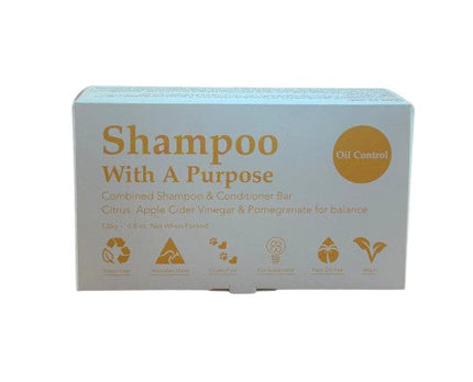 Shampoo with a Purpose Oil Control Shampoo and Conditioner Bar 135g