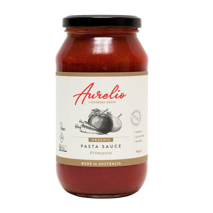 Aurelio Organic Primavera Pasta Sauce 500G