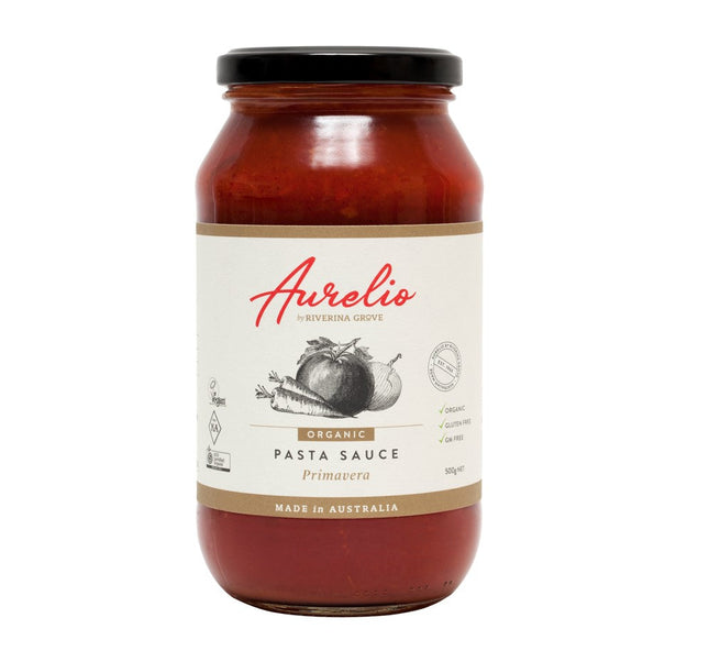 Aurelio Organic Primavera Pasta Sauce 500G