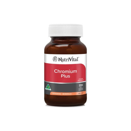 NutriVital Chromium Plus 200 tablets for enhanced wellness