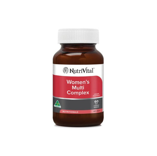 NutriVital women's multi tablets in a sleek bottle