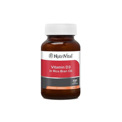 NutriVital Vitamin D3 capsules in rice bran oil