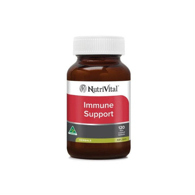 NutriVital Immune Support Tablets in a bottle