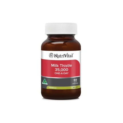 NutriVital Milk Thistle capsules for liver support