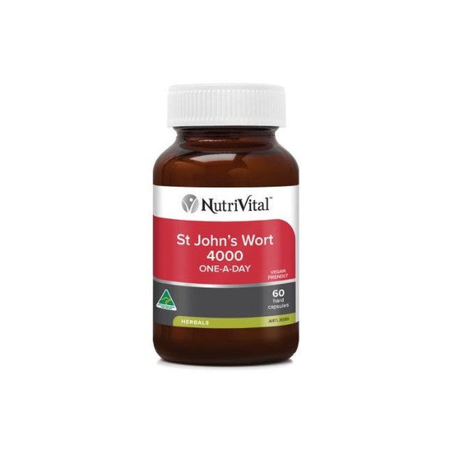 NutriVital capsules St John's Wort 4000 One-A-Day 60 count