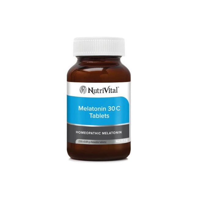 NutriVital melatonin tablets 30C for restful sleep