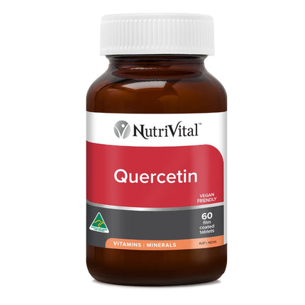 NutriVital Quercetin Tablets in a bottle