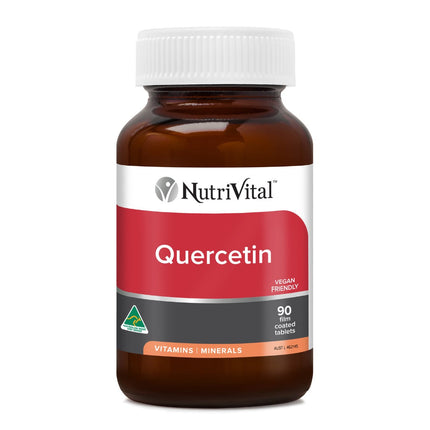 NutriVital Quercetin Tablets bottle with 60 capsules