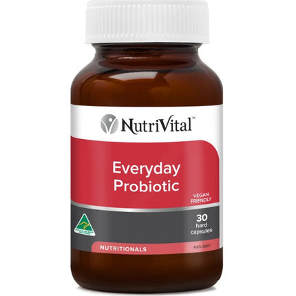 NutriVital probiotic capsules for daily digestive health