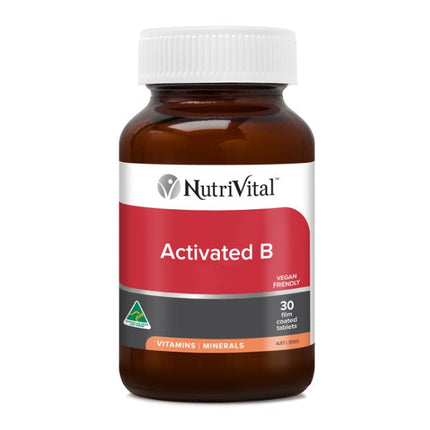 NutriVital Activated B supplement bottle for energy support