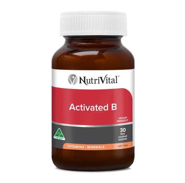 NutriVital Activated B supplement bottle for energy support