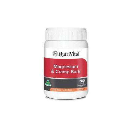 NutriVital magnesium capsules for muscle relaxation and cramp relief