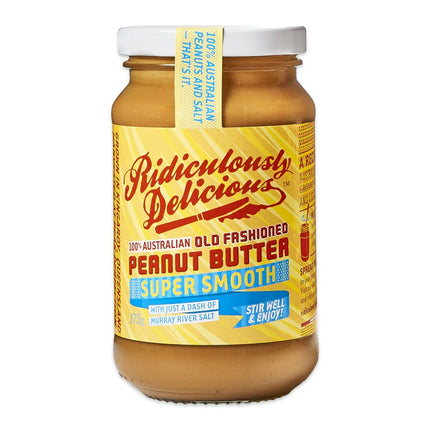 Ridiculously Delicious Super Smooth Peanut Butter 375g