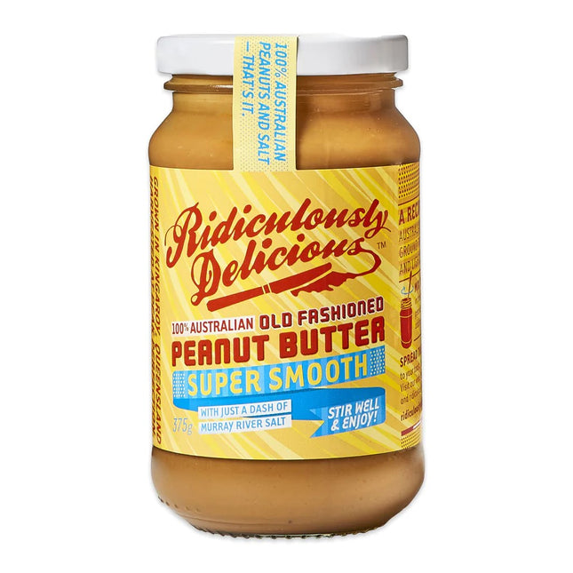 Ridiculously Delicious Super Smooth Peanut Butter 375g