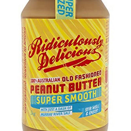 Ridiculously Delicious Super Sized Super Smooth Peanut Butter 1kg