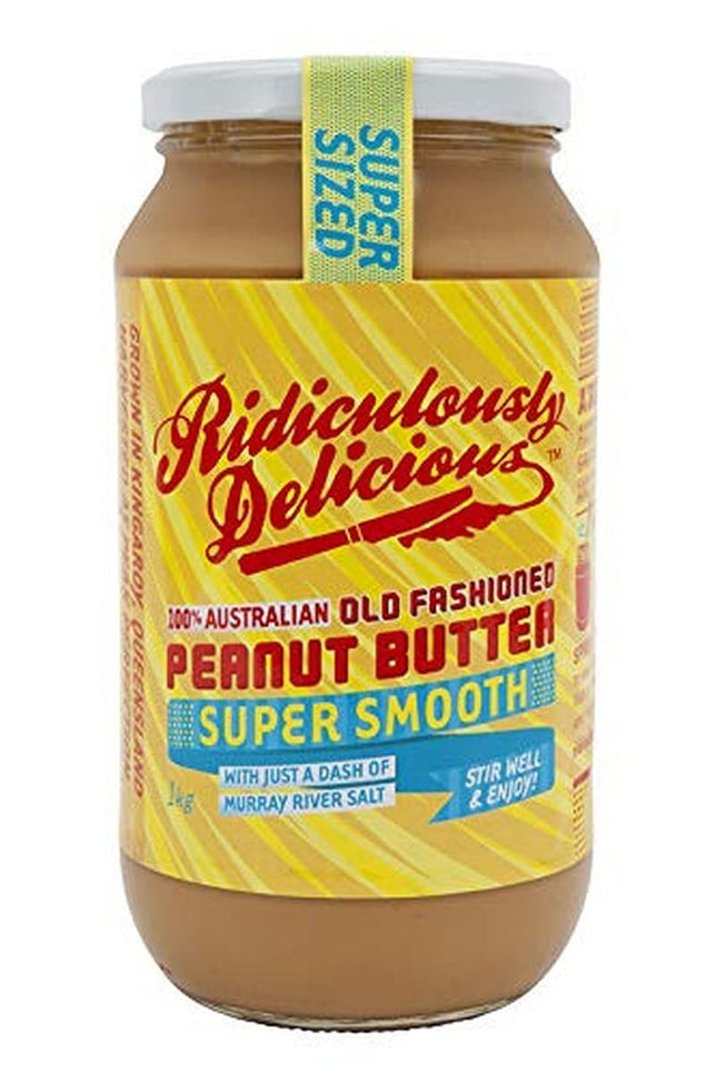 Ridiculously Delicious Super Sized Super Smooth Peanut Butter 1kg