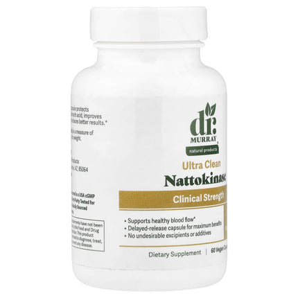 Dr. Murray's Nattokinase, 2,000 FU, 60 Vegan Capsules, label view 14