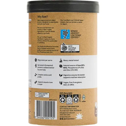Amazonia Raw Protein Isolate Choc Coconut 390g