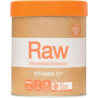 Amazonia Raw Wholefood Extracts Vitamin C+ 300g