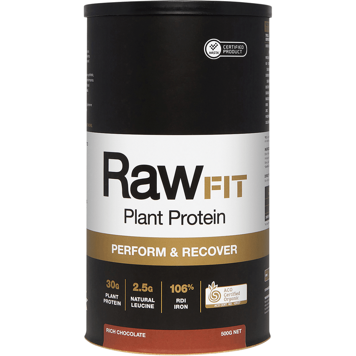RawFit Plant Protein Perform & Recover Rich Chocolate