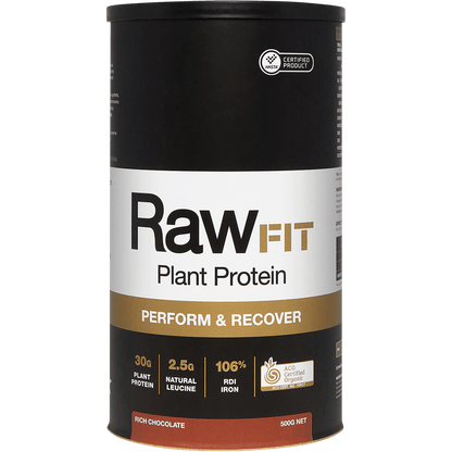 RawFit Plant Protein Perform & Recover Rich Chocolate