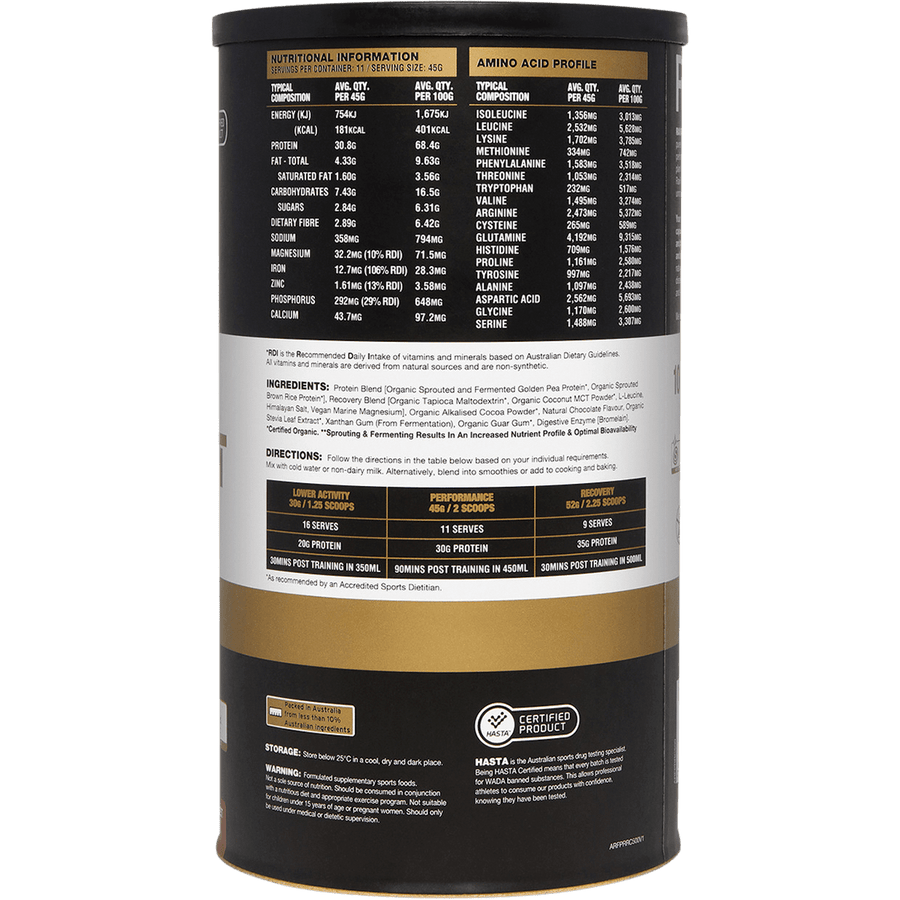RawFit Plant Protein Perform & Recover Rich Chocolate