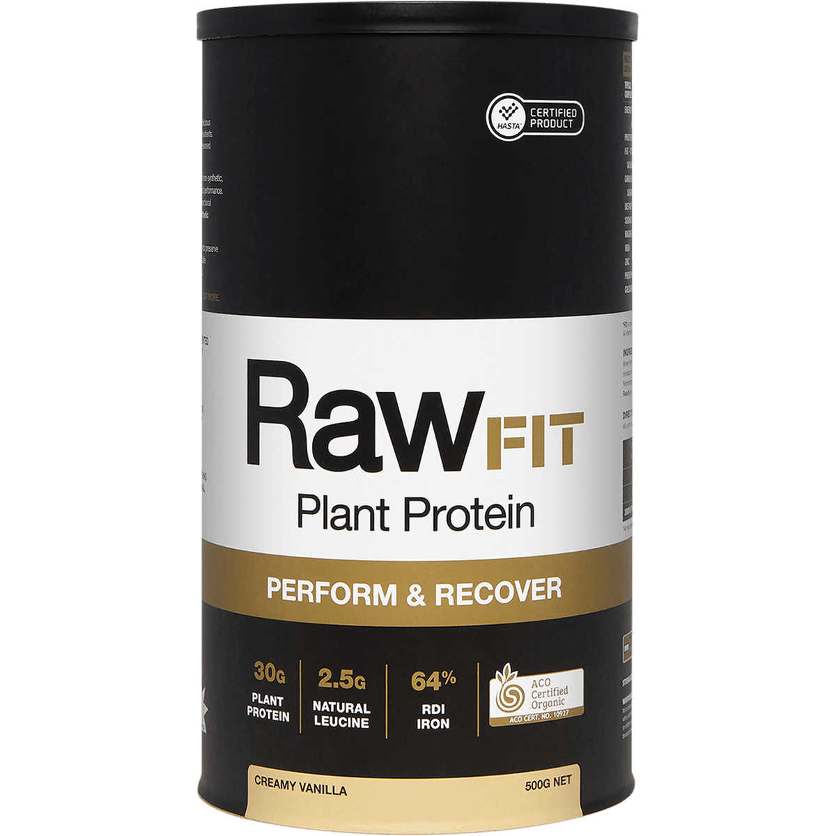 RawFit Plant Protein Perform & Recover Creamy Vanilla