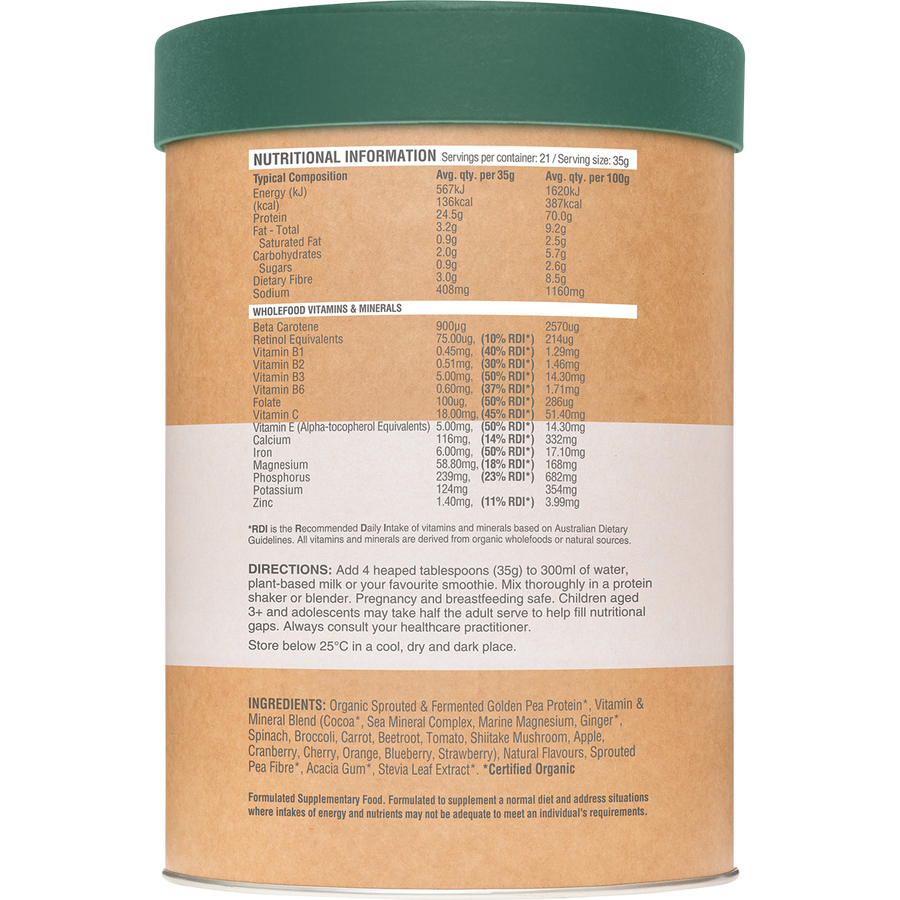 Raw Protein Daily Nourish Chocolate