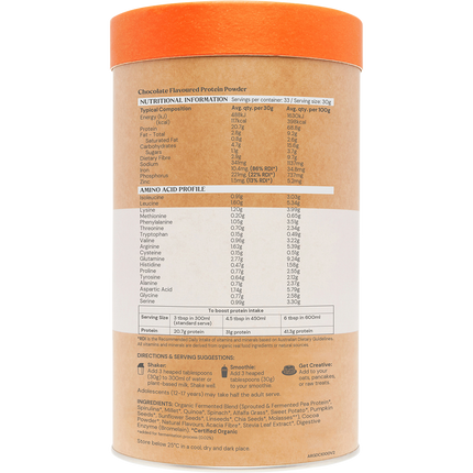 Raw Gentle Digest Paleo Protein Chocolate