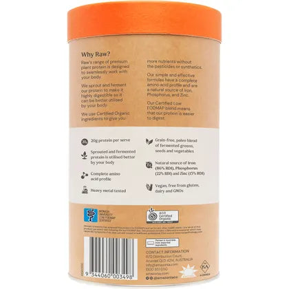 Amazonia Raw Gentle Digest Paleo Protein Chocolate 1kg