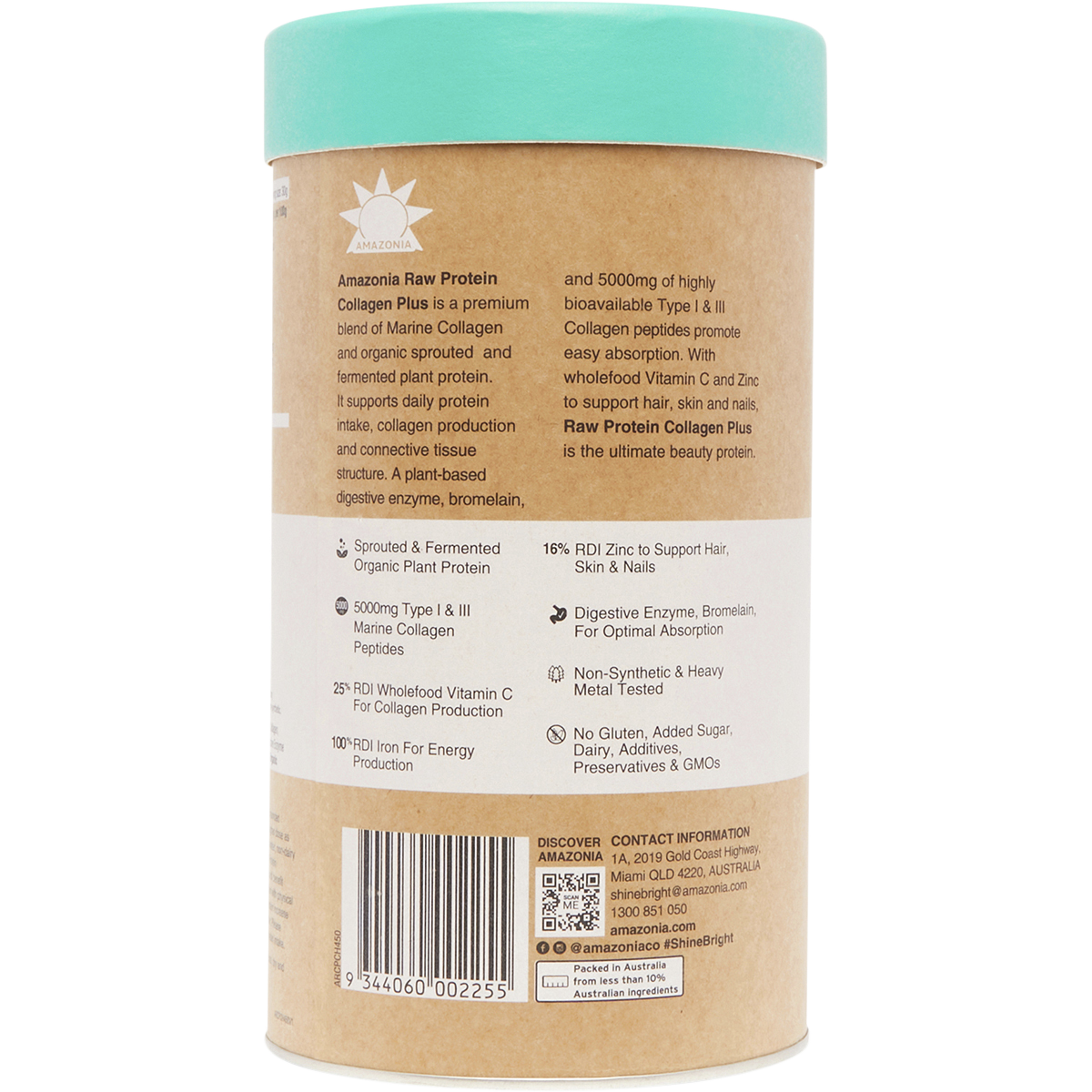 Raw Protein Collagen Plus Choc Hazelnut