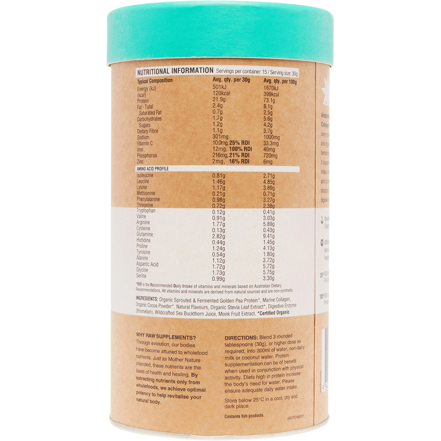 Raw Protein Collagen Plus Choc Hazelnut