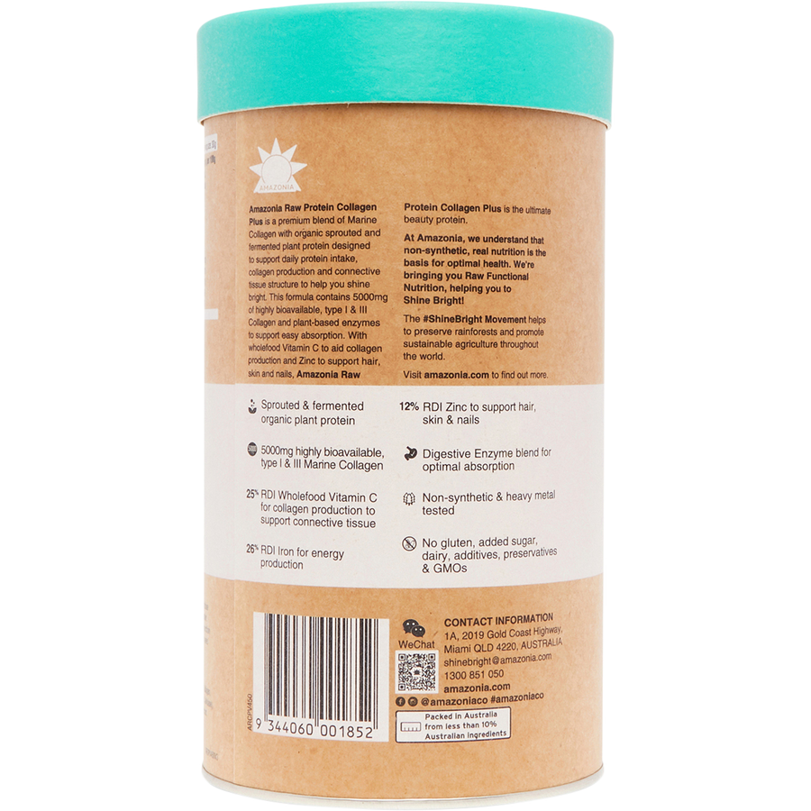 Raw Protein Collagen Plus Vanilla Maple