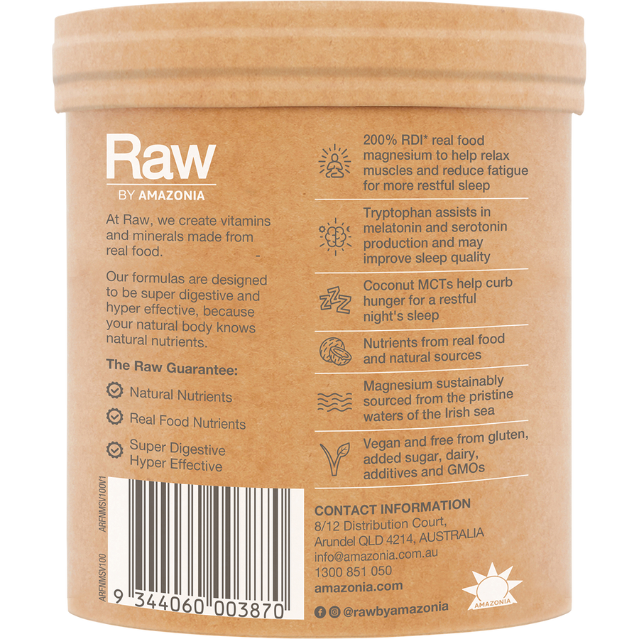 Raw Sleep Magnesium Dreamy Vanilla