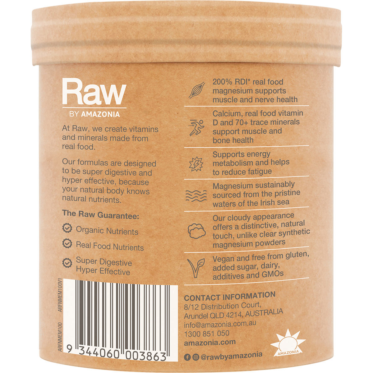 Raw Muscle Magnesium Creamy Mango