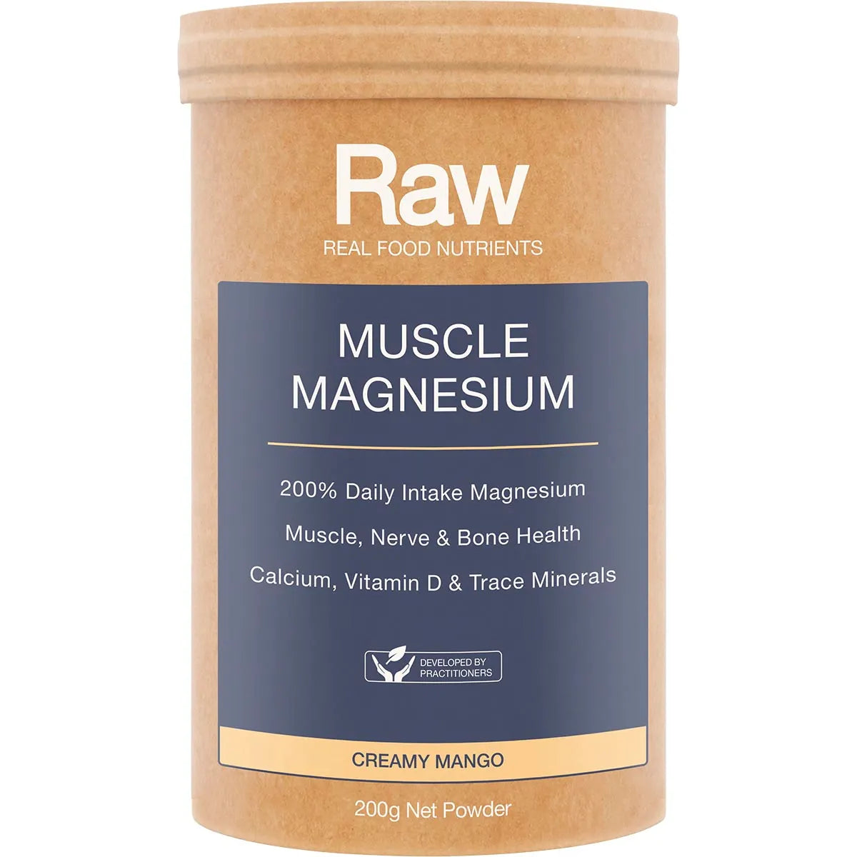 Amazonia Raw Muscle Magnesium Creamy Mango 200g