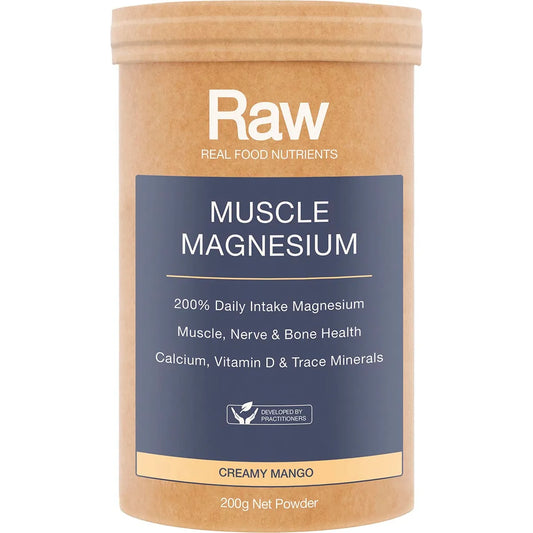 Amazonia Raw Muscle Magnesium Creamy Mango 200g