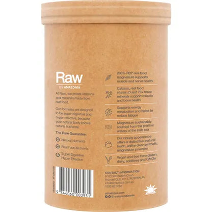Amazonia Raw Muscle Magnesium Creamy Mango 500g
