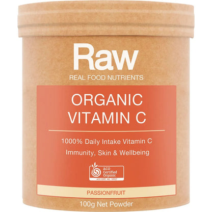 Amazonia Raw Organic Vitamin C Passionfruit 100g