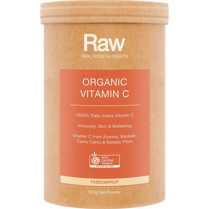 Amazonia Raw Organic Vitamin C Passionfruit 500g