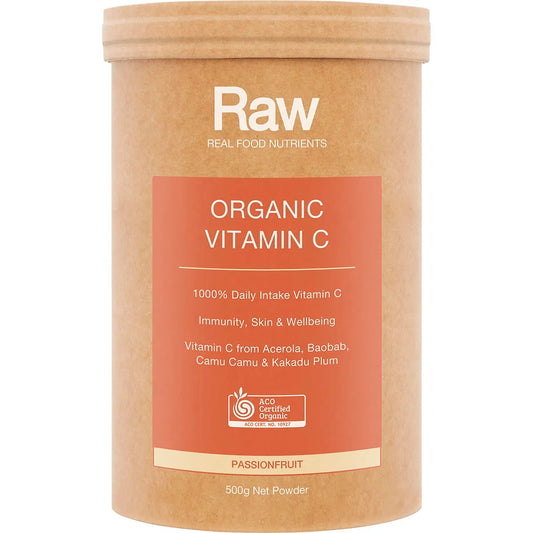 Amazonia Raw Organic Vitamin C Passionfruit 500g
